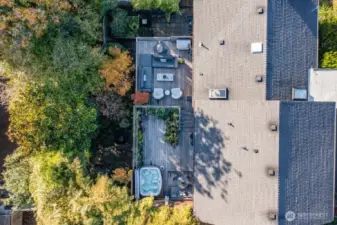 Drone Shot of House