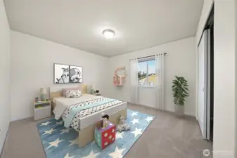 Bedroom 3 - virtually staged