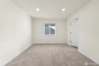 Additional loft space off laundry room
