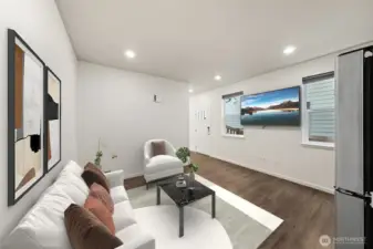 Next gen suite with private entrance- virtually staged