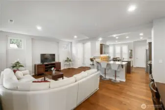 Brand new hardwood floors (no really, BRAND NEW - as in installed last month! Gorgeous quality. Impeccable installation.