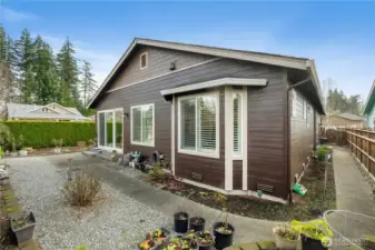 Electrical added for your Traeger-style bar-b-q, sidewalks built all around the home, patio extended. These sellers did it right!