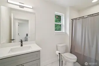 Bathroom on lower floor