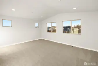 Primary Suite with Vaulted Ceilings