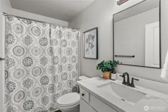 full bath on upper level