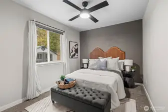 3rd bedroom on lower level