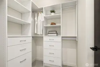Walk-in closet for primary