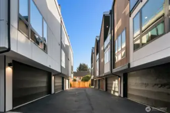 Rooftop deck photo from unit 409 (due to construction status of 413 at time of photos)