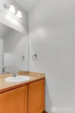 Half bathroom on main floor