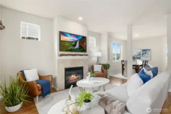 Fresh paint and hardwood floors throughout