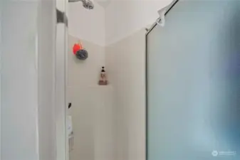 Upstairs shower