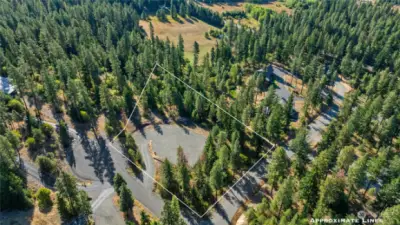 Property lines marked are approximate.