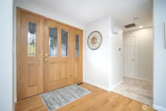 Inside front entry