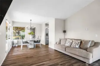 Flowing seamlessly into your dining room.