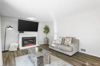 New electric fire place insert.