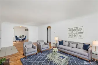 Living Room *Virtually Staged*