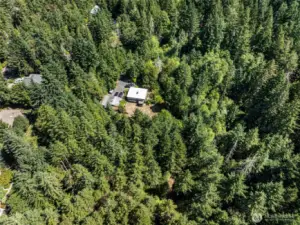 Aerial view of Parcel A.
