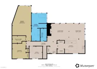 Main level floor plan.