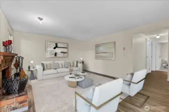 All new flooring, paint & trim.. Virtually staged