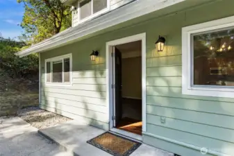 Bright entry opens to main living spaces