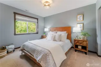 Bedroom #2 is used as a guest bedroom, and it offers a restful and comfortable retreat to visitors