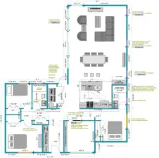 Official floor plan for the remodel.