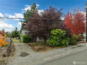 Front corner of home. Loads of privacy.