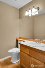 Main floor powder room.