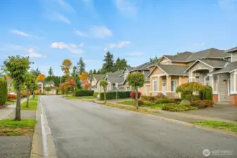 A great view of this well maintained neighborhood.
