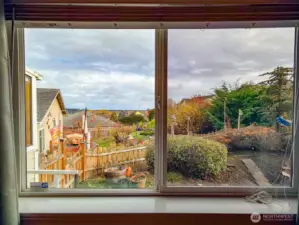 On a clearer day, you can see Mount Baker, from the primary bedroom.