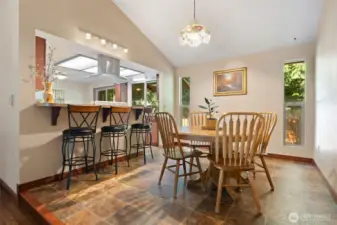 Spacious formal dining room