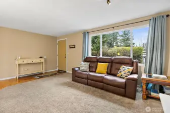 Living room and entry