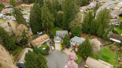 This aerial view offers a fresh perspective of the property.