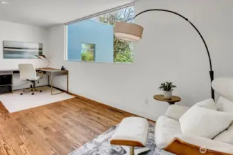 Loft area offers versatility