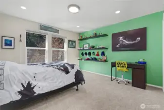 Bedroom #2, all are generous in size.