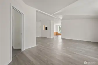 Entry Way view into Living Room