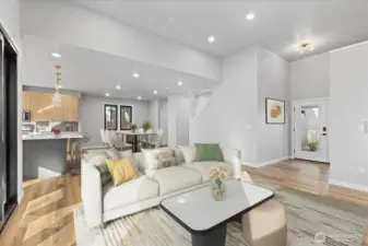 This photo is virtually staged.