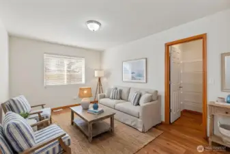 Virtually Staged Bonus Room on Second floor w/walk in closet