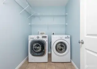 Very desired 2nd floor laundry room. All appliances stay.