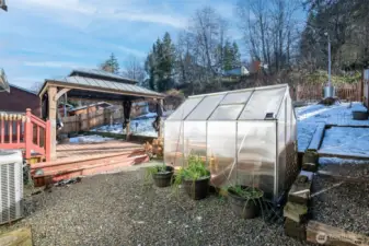 Green house to get an early start on gardening!