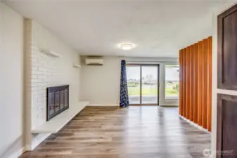Living Room with Accordion Wall