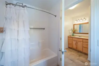 upper guest bath view from wet room.