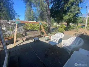 Backyard patio