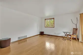 Spacious living room for relaxing or entertaining.