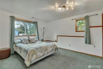 Lower level bedroom.