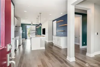 Welcome to this exceptional home that still feels brand new, featuring recessed lighting throughout, luxury vinyl plank flooring upstairs, and expansive windows that fill the space with natural light.