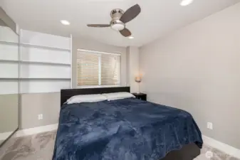 Another view of the primary bedroom.