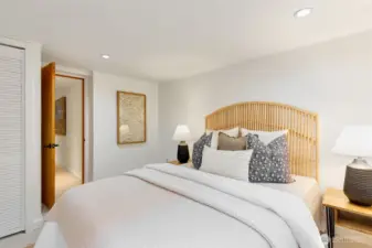 Lower level bedroom.