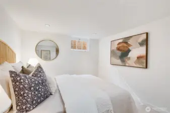 Lower level bedroom.
