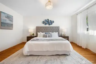 Primary suite with a private, relaxing atmosphere.